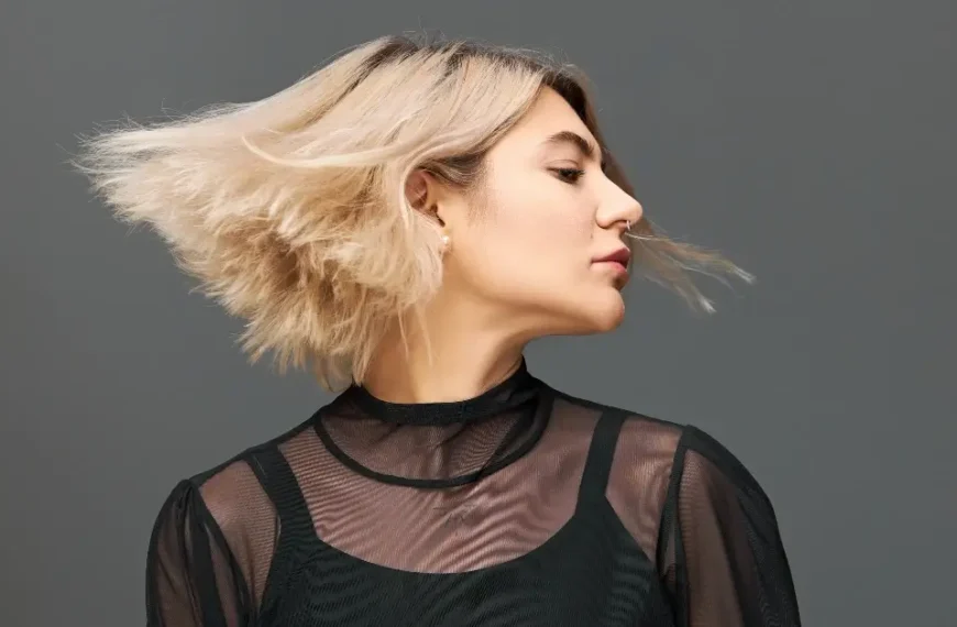 hairstyle long in front shorter in back