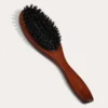 bristle hairbrush dark brown