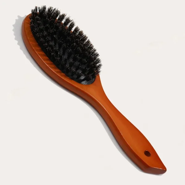 bristle hairbrush light brown