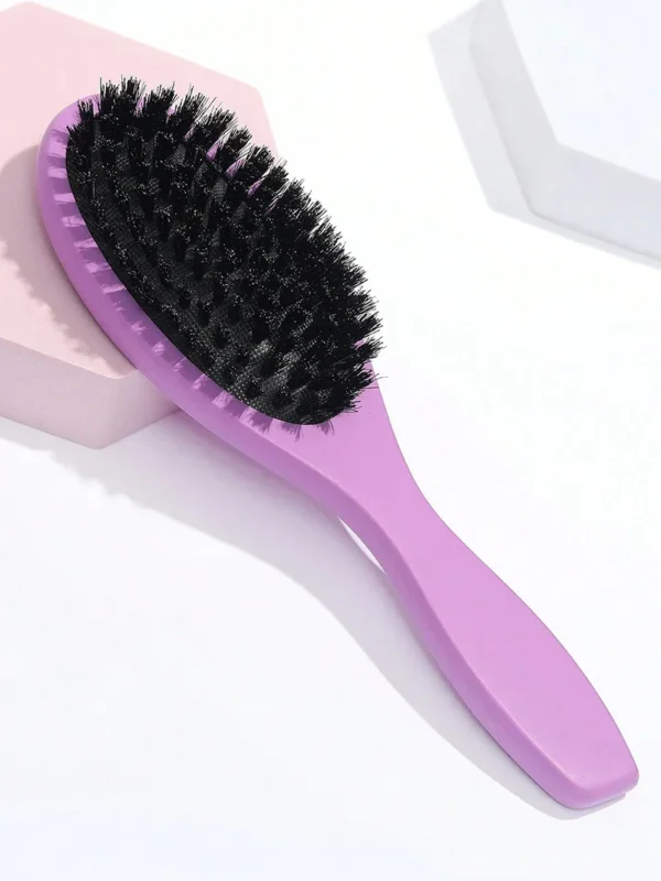 bristle hairbrush purple