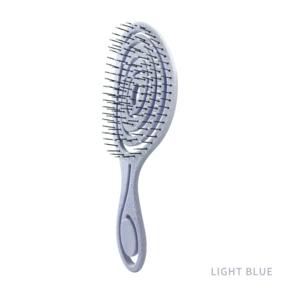 eco friendly hairbrush light blue