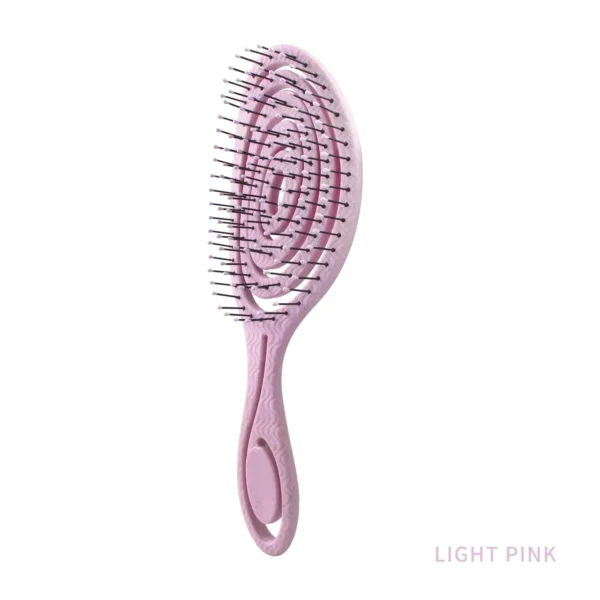 eco friendly hairbrush light pink