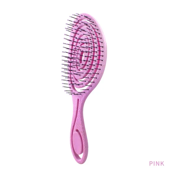 eco friendly hairbrush pink
