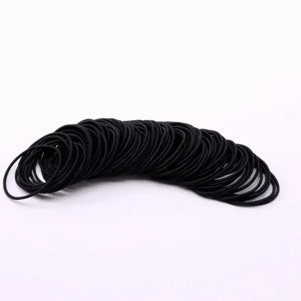 elastic hairbands black