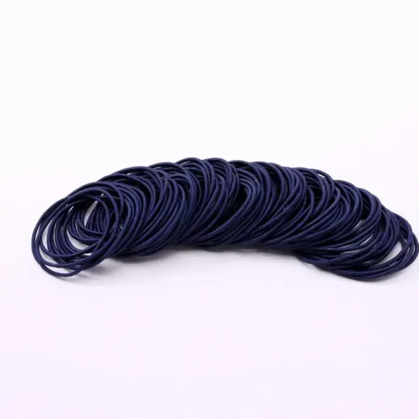elastic hairbands blue