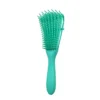 hairbrush for curly hair green