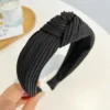 knot headband black