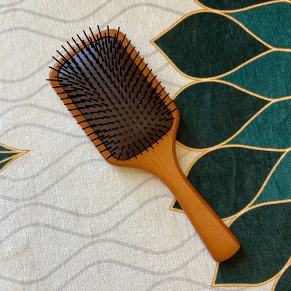 wood hairbrush small